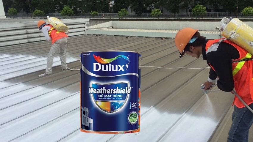 Chống nóng mái tôn với sơn Dulux