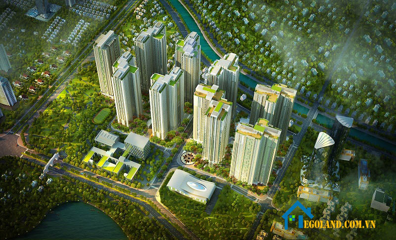 Tổ hợp căn hộ chung cư Goldmark City nằm trên đường Hồ Tùng Mậu