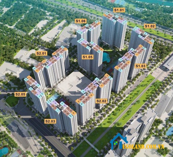 Tòa chung cư Vinhome smart city