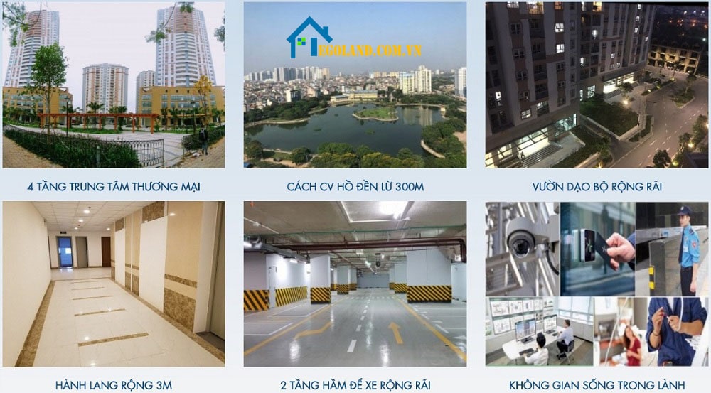 Một số tiện ích tích hợp trong căn chung cư Tân Mai K35