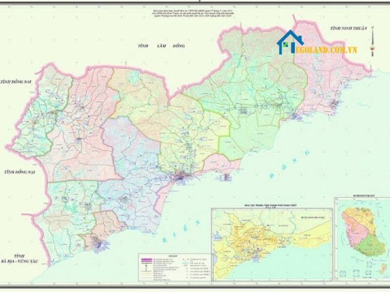 Bản đồ Bình Thuận về giao thông