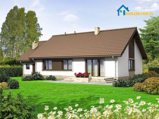 Xây nhà cấp 4 khoảng 100 triệu theo phong cách truyền thống Châu Âu