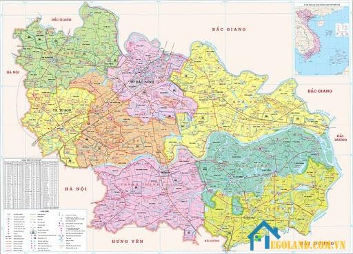 Bản đồ Bắc Ninh