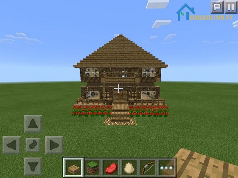 Mẫu xây nhà trong Minecraft 1