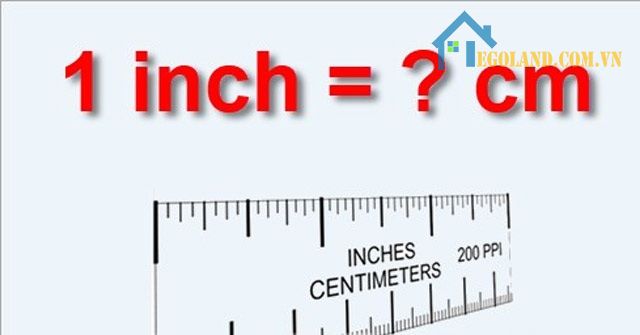 Theo quy ước quốc tế thì 1cm sẽ bằng khoảng 0.39370 inch và ngược lại thì 1inch sẽ bằng 2.54 cm