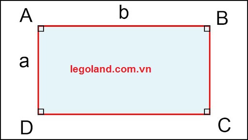 Công thức tính chu vi, diện tích hình chữ nhật chuẩn SGK – Legoland
