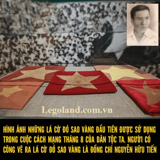 Hình ảnh lá cờ đỏ sao vàng đầu tiên nước Việt